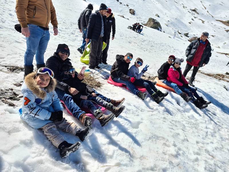 Enjoy a day of snow in the Andes!