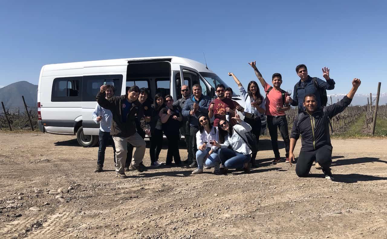 The litle wine bus, Santiago de Chile