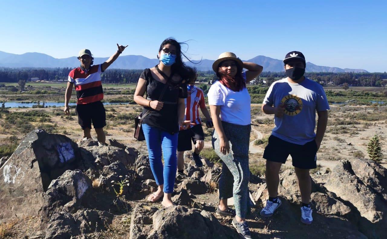 Plan con amigos en el Valle del Maipo cerca de Santiago