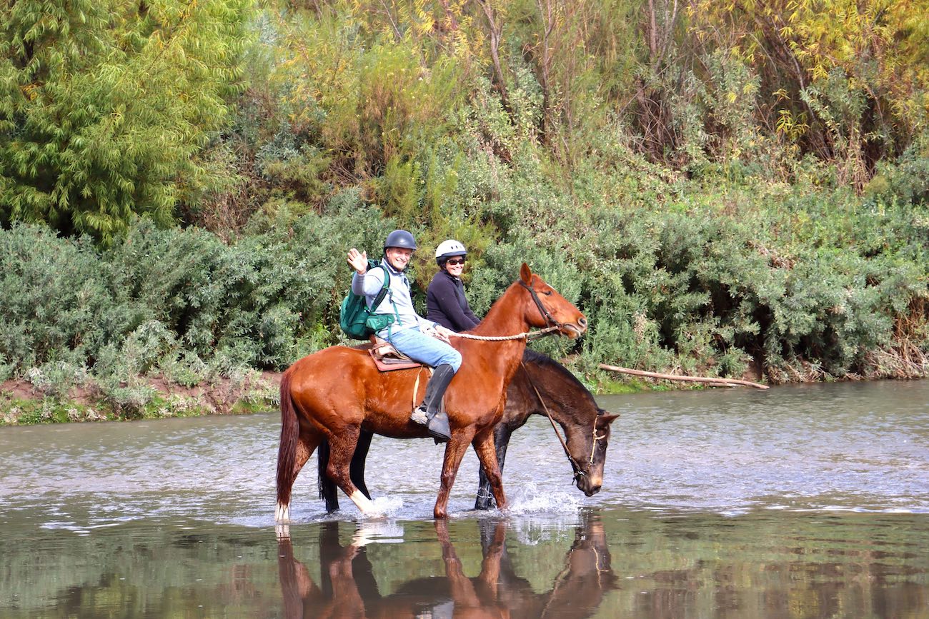 Cajón del Maipo on horseback (private)