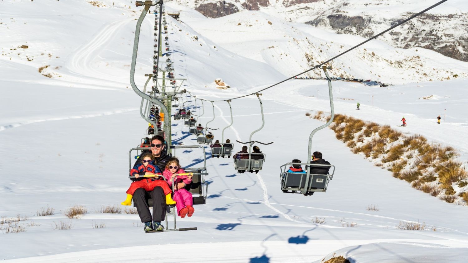 Enjoy a full day of snow in Los Andes mountain range